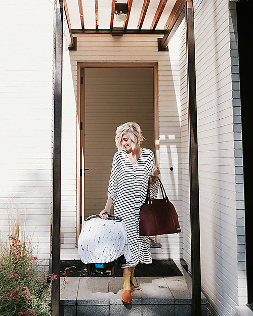 Little Unicorn Muslin Car Seat Canopy - Arrow - 100% Cotton Muslin Accessories