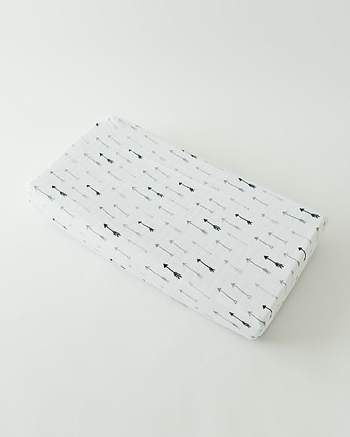 Little Unicorn Muslin Changing Pad Cover - Arrow - 100% Cotton Muslin Changing Mats Accessories