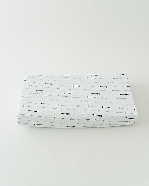 Little Unicorn Muslin Changing Pad Cover - Arrow - 100% Cotton Muslin Changing Mats Accessories