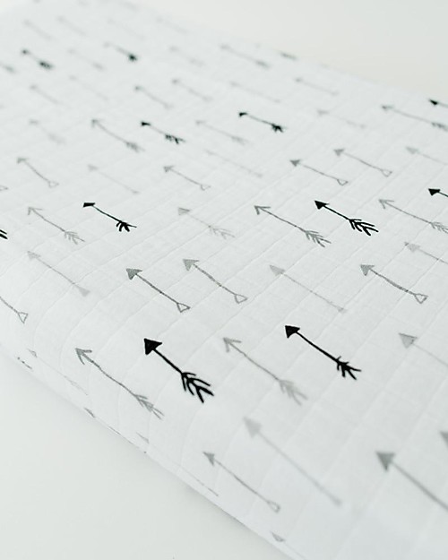 Little Unicorn Muslin Changing Pad Cover - Arrow - 100% Cotton Muslin Changing Mats Accessories