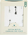 Little Unicorn Muslin Changing Pad Cover - Arrow - 100% Cotton Muslin Changing Mats Accessories