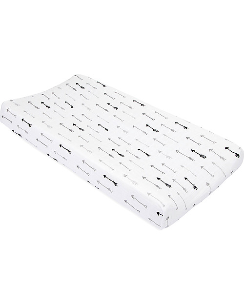 Little Unicorn Muslin Changing Pad Cover - Arrow - 100% Cotton Muslin Changing Mats Accessories