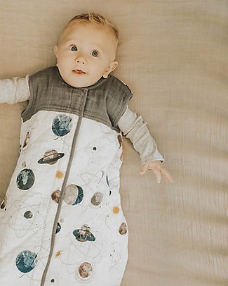 Little Unicorn Quilted Sleep Bag - Planetary - Tog 2.5 Warm Sleeping Bags