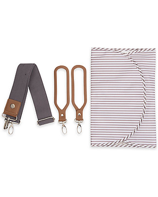 Little Unicorn Rambler, Mum and Dad Changing Bag, Grey - Complete with changing mattress! Diaper Changing Bags & Accessories