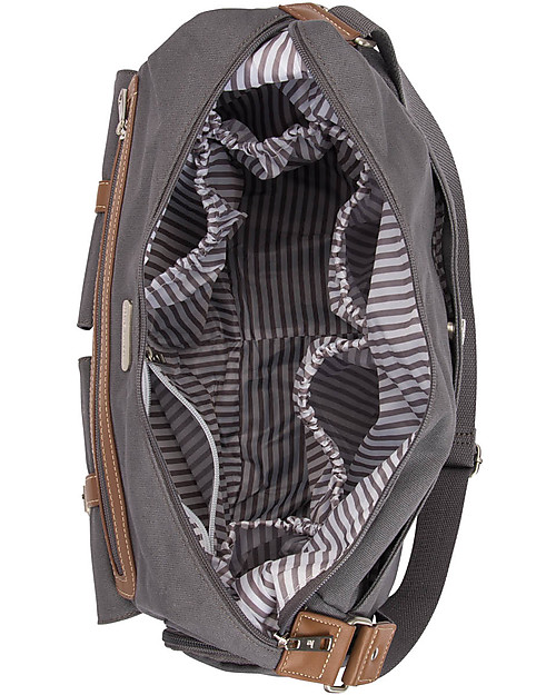 Little Unicorn Rambler, Mum and Dad Changing Bag, Grey - Complete with changing mattress! Diaper Changing Bags