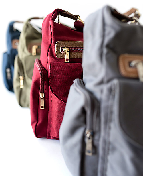 Little Unicorn Rambler, Mum and Dad Changing Bag, Grey - Complete with changing mattress! Diaper Changing Bags