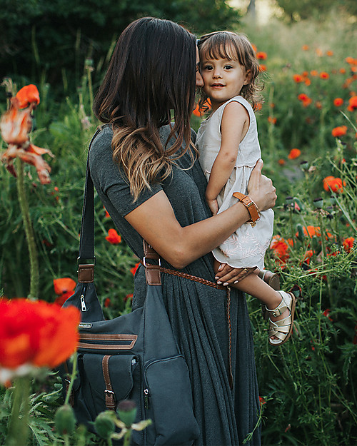 Little Unicorn Rambler, Mum and Dad Changing Bag, Grey - Complete with changing mattress! Diaper Changing Bags