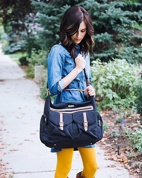 Little Unicorn Rambler, Mum and Dad Changing Bag, Obsidian - Complete with changing mattress! Diaper Changing Bags