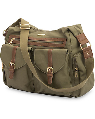 Little Unicorn Rambler, Mum and Dad Changing Bag, Olive - Complete with changing mattress! Diaper Changing Bags & Accessories