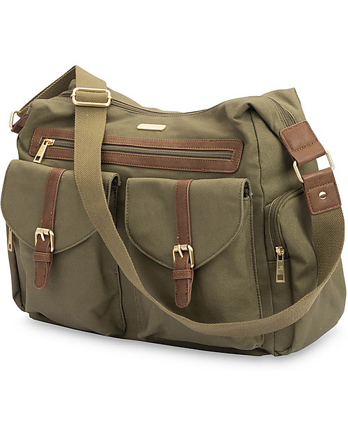 Little Unicorn Rambler, Mum and Dad Changing Bag, Olive - Complete with changing mattress! Diaper Changing Bags