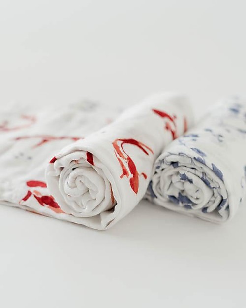 little unicorn swaddle set