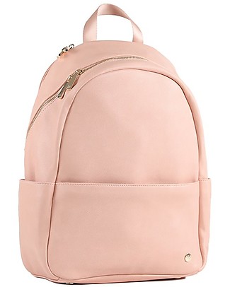 Little Unicorn Skyline Vegan Leather Backpack - Blush - Changing mat included! Diaper Changing Bags & Accessories