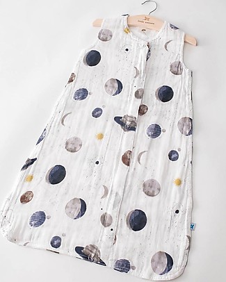 Little Unicorn Summer Sleep Bag -Planetary- Double layers of 100% cotton muslin Light Sleeping Bags