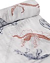 Little Unicorn Swaddle Blanket 120 x 120 cm, Paleontogic - 100% Cotton Muslin Muslin Swaddle