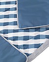 Little Unicorn Water-Resistant Outdoor Blanket 152 x 152 cm, Navy Gingham - Easy Velcro closing  and shoulder strap! Accessories