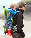 LittleLife Adventurer Child Carrier, Green - With Storage Pocket! Only 1,9 kg, From 6 months to 3 years! Backpack