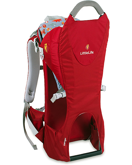 LittleLife Ranger S2 Child Carrier, Red - The lightest back carrier on the market, 1.7 kg only!  From 6 months to 3 years! Backpack