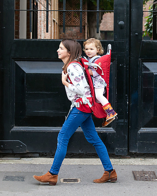 LittleLife Ranger S2 Child Carrier, Red - The lightest back carrier on the market, 1.7 kg only!  From 6 months to 3 years! Backpack