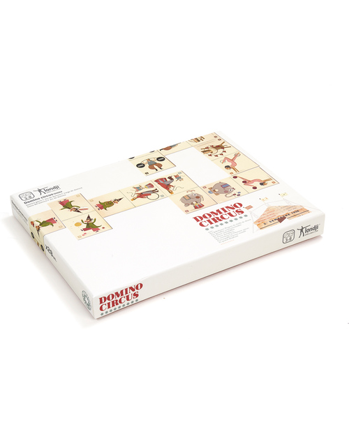 Londji Domino Circus - 28 Cards - Recycled Cardboard Traditional Toys