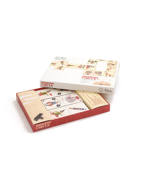 Londji Domino Circus - 28 Cards - Recycled Cardboard Traditional Toys