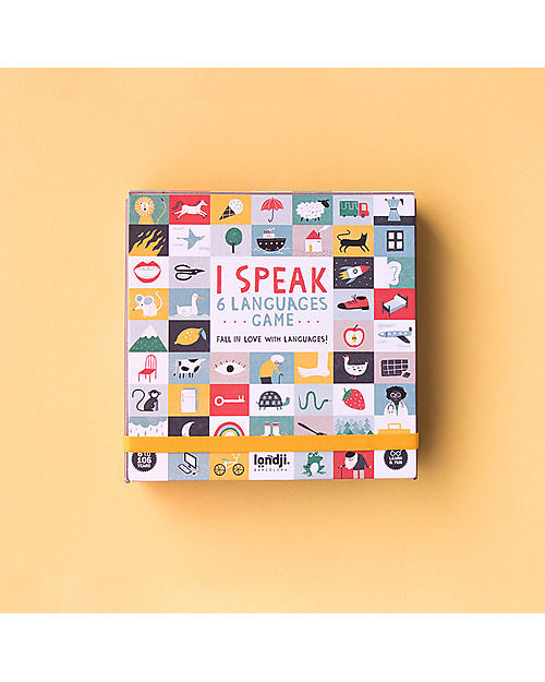 Londji Game I Speak 6 Languages - Learn the Words - Recycled cardboard Board Games
