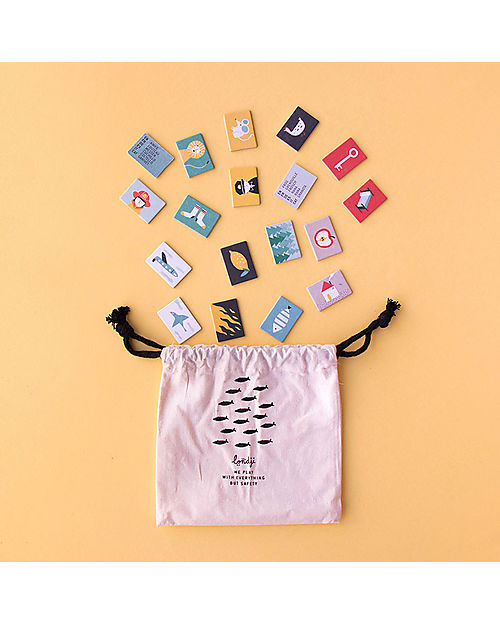 Londji Game I Speak 6 Languages - Learn the Words - Recycled cardboard Board Games