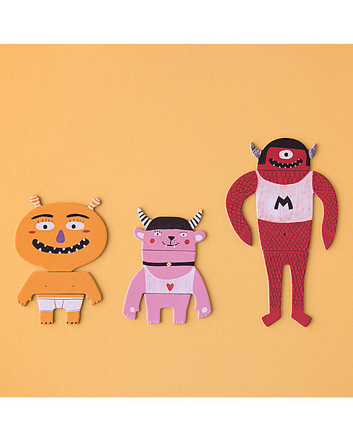 Londji Game My Monsters - Stimulate Hand-Eye Coordination - Recycled Cardboard Board Games