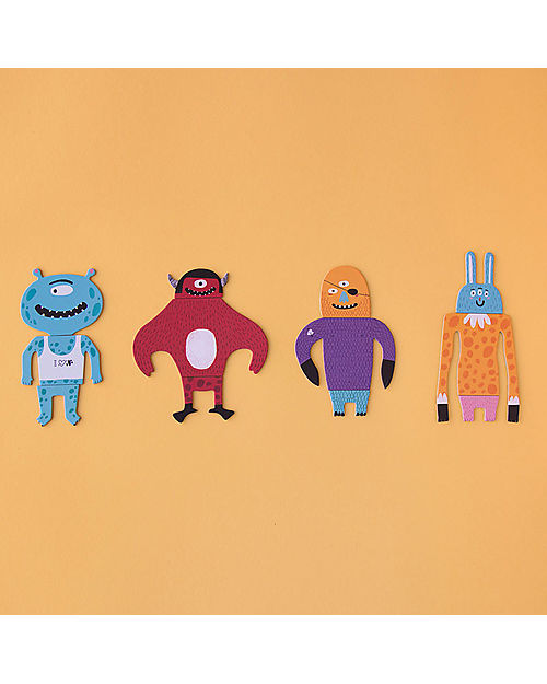 Londji Game My Monsters - Stimulate Hand-Eye Coordination - Recycled Cardboard Board Games