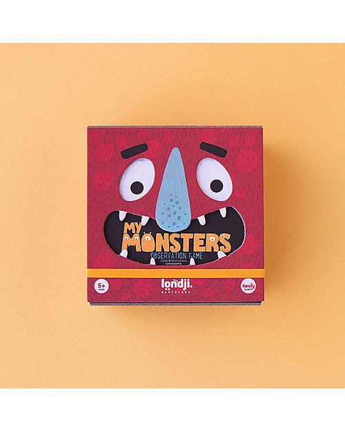 Londji Game My Monsters - Stimulate Hand-Eye Coordination - Recycled Cardboard Board Games