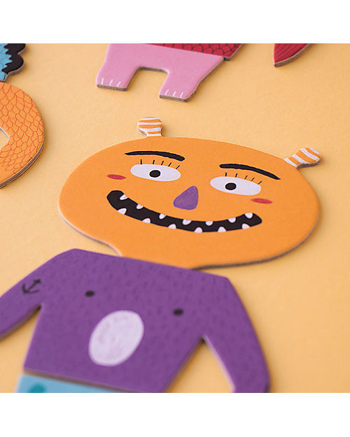 Londji Game My Monsters - Stimulate Hand-Eye Coordination - Recycled Cardboard Board Games