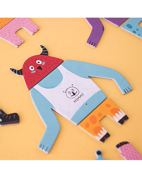 Londji Game My Monsters - Stimulate Hand-Eye Coordination - Recycled Cardboard Board Games