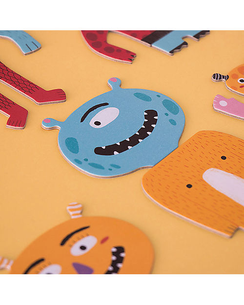 Londji Game My Monsters - Stimulate Hand-Eye Coordination - Recycled Cardboard Board Games
