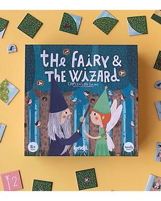 Londji Game Set - The Fairy & the Wizard - a Fairy and a Wizard compete in a Duel Board Games