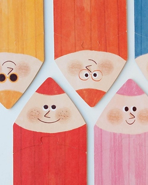 Londji I Love My Colours Puzzle - 21 Reversible Big Pieces Puzzles