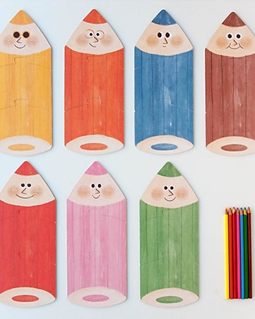 Londji I Love My Colours Puzzle - 21 Reversible Big Pieces Puzzles