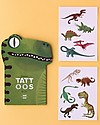 Londji Jurassic Temporary Tattoos - 10 Large Multicoloured Tattoos Children's Tattoos