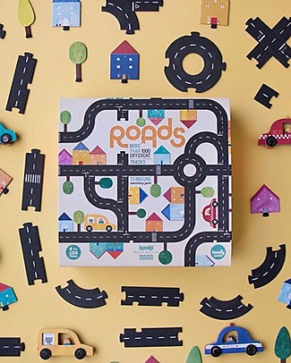 Londji Modular Race Track - More Than 1000 Different Roads to Imagine! Paper & Cardboard