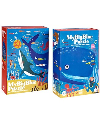 Londji My Big Blue Puzzle - 36 big pieces! Puzzles