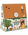 Londji My Wooden World Farm - 9 Characters n Beech Wood Wooden Animals