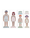 Londji Paper Family - 4 dolls to wear with 20 dresses! (recycled cardboard) Art & Craft Kits
