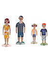 Londji Paper Family - 4 dolls to wear with 20 dresses! (recycled cardboard) Art & Craft Kits