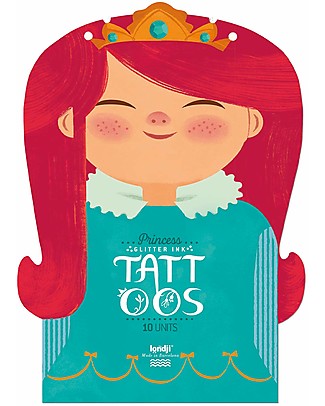 Londji Princess Temporary Tattoos - 10 Large Multicoloured Tattoos Tattoos