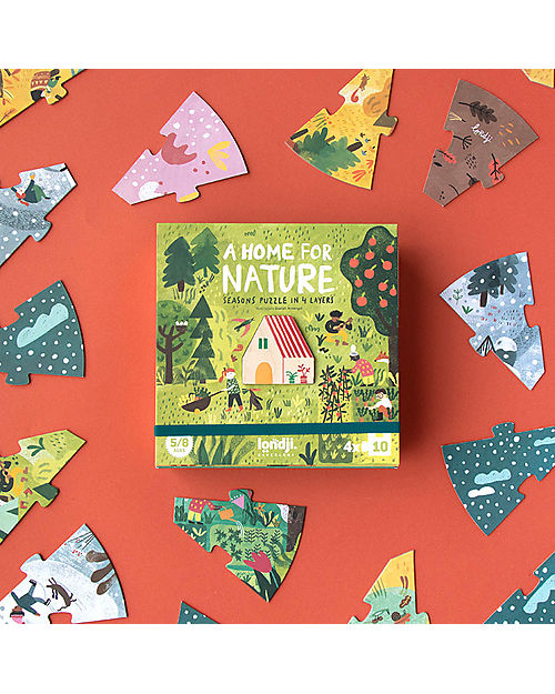 Sassi My First Nature 123 Eco Blocks & Book Set - NEW LOOK