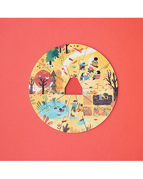 Londji Puzzle Game A Home for Nature - Discover the Seasons - Recycled Cardboard Puzzles