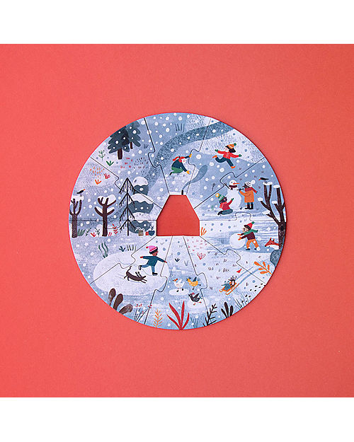 Londji Puzzle Game A Home for Nature - Discover the Seasons - Recycled Cardboard Puzzles