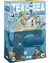 Londji Puzzle Game - Tea by the Sea - 100 Pieces - Recycled Cardboard Puzzles
