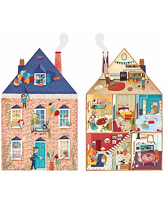 Londji Reversible Puzzle Welcome to My Home - 36 pieces - Recycled cardboard! Puzzles
