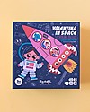 Londji Valentina in Space Puzzle - 5 Reversible Puzzles that Glow in the Dark Puzzles