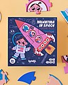 Londji Valentina in Space Puzzle - 5 Reversible Puzzles that Glow in the Dark Puzzles