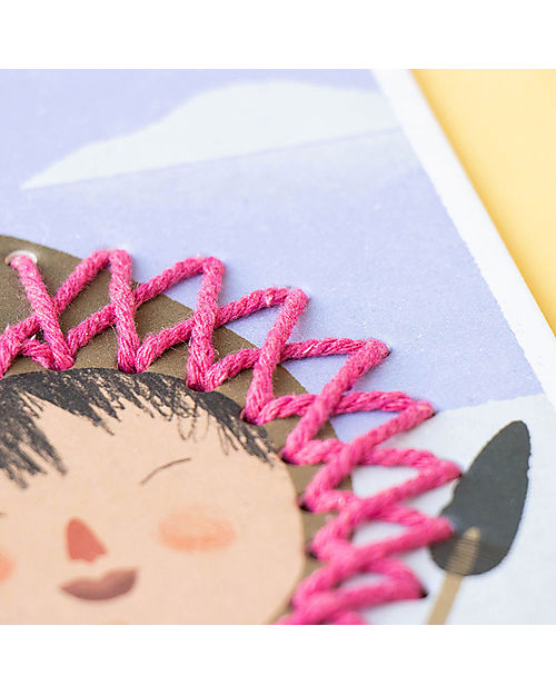 Londji Zig Zag Game - Learn to Sew by Playing! - Recycled Cardboard Creative Toys